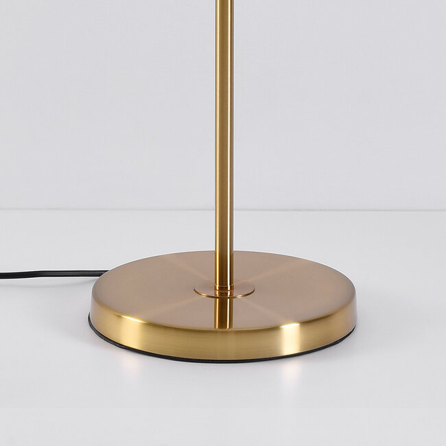 Lampadaire en spirale, 6 lumières verre fumé - Lexy