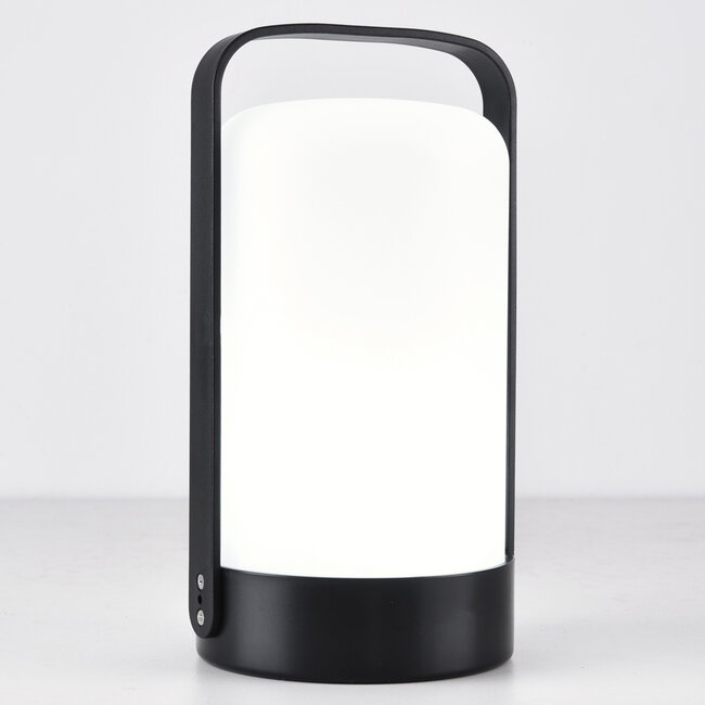 Lampe à poser rechargeable Sal blanche - intensité variable RGB