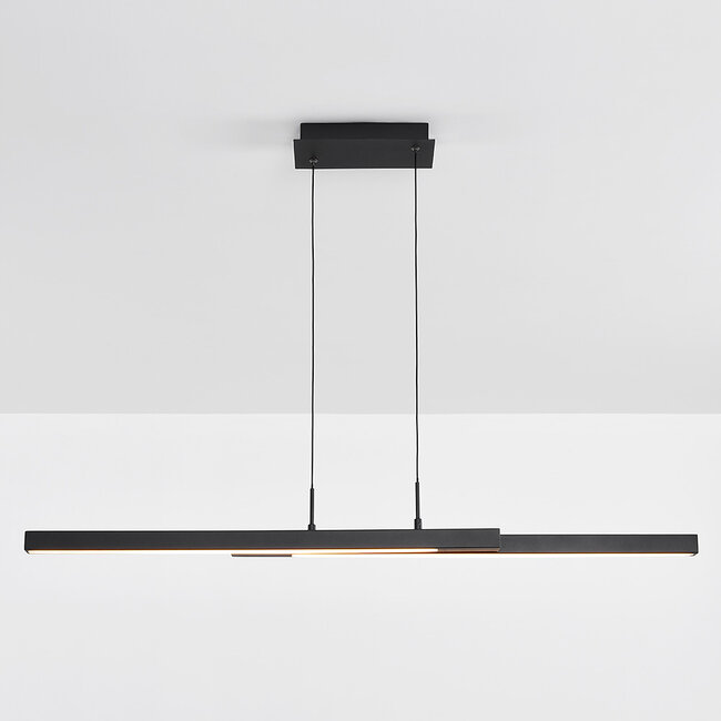 Suspension design noire, dimmable à 3 niveaux - Leia