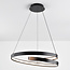 Suspension Espiral à intensité variable sur 3 niveaux - en spirale noir mat