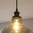 Suspension rustique avec verre fumé, 1 lumière - Ebbe