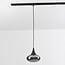 Suspension Nill pour rail monophasé, verre fumé à effet miroir