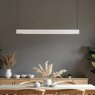 Lampe suspendue minimaliste à luminosité réglable Abby - blanc