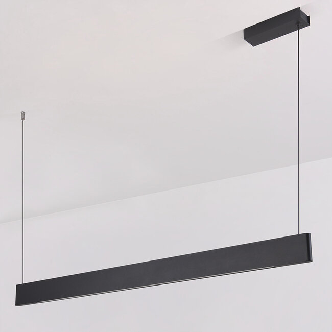 Lampe suspendue minimaliste à luminosité réglable, Abby - noir