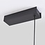 Lampe suspendue minimaliste à luminosité réglable, Abby - noir
