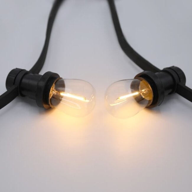 Ampoule filament LED dimmable 1 watt, coque en verre (2200K)