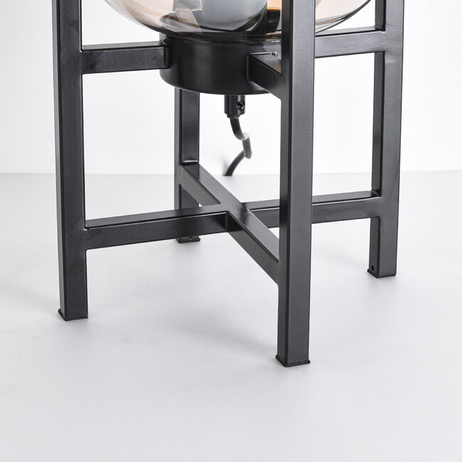 Lampe de table en verre ambré - Duuk