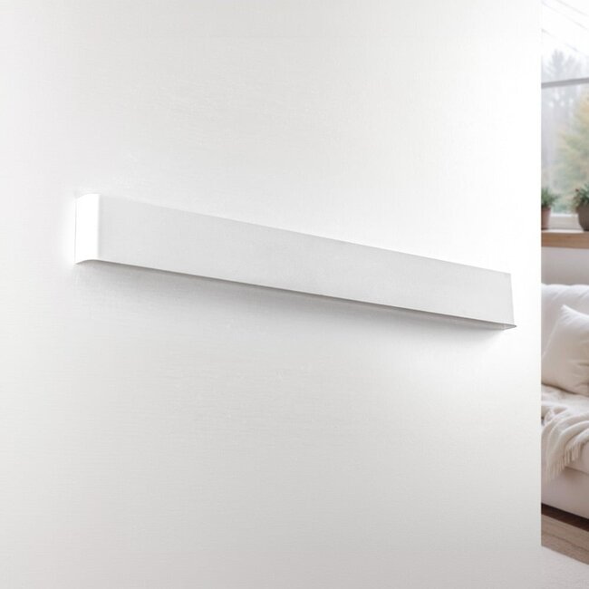 Applique Norell 83 cm en blanc à LED intégrées