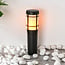 Lampe solaire à effet de flamme Nikko - lot de 4