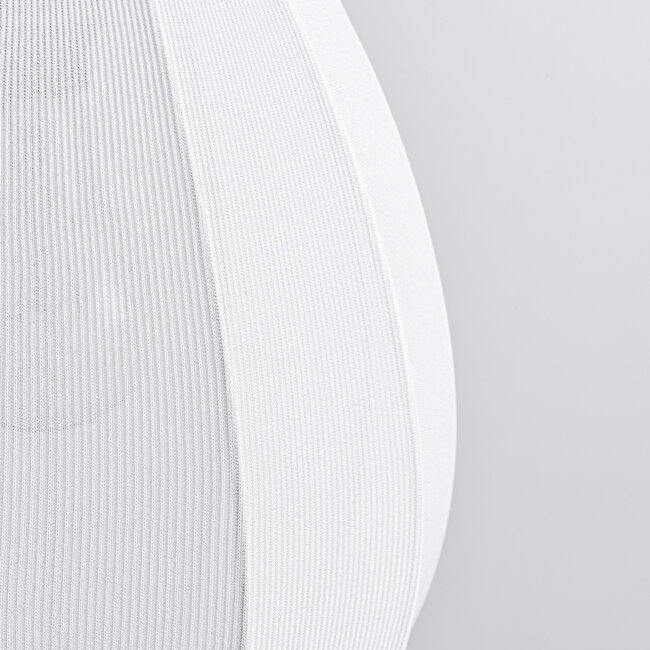 Suspension japandi à 3 lumières avec lanternes en tissu blanc - Fabrica