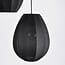 Suspension Fabrica 3 lumières - lampions en tissu noir