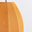 Suspension japandi à 3 lumières avec lanternes en tissu orange - Fabrica