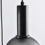 Suspension moderne en verre mat gris, 3 lumières - Brinati