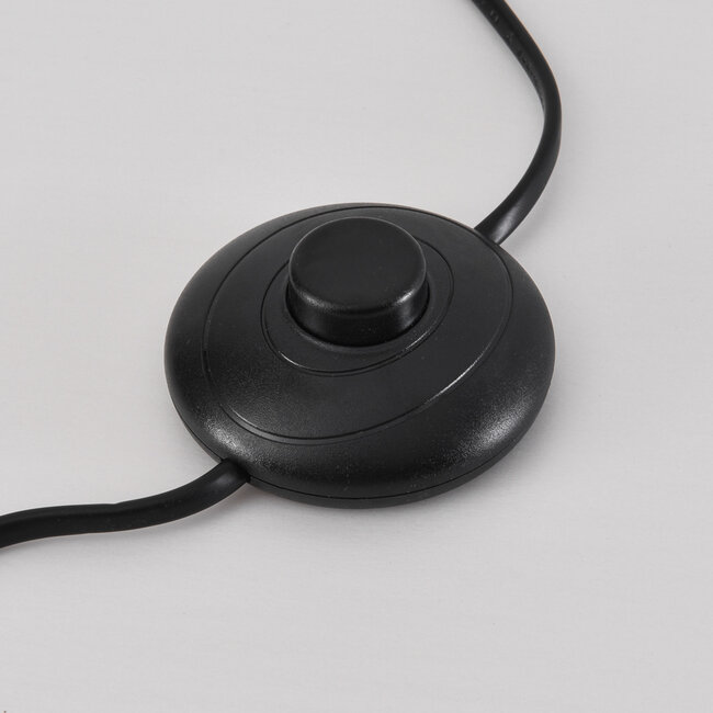 Lampadaire réglable avec abat-jour naturel - Bask