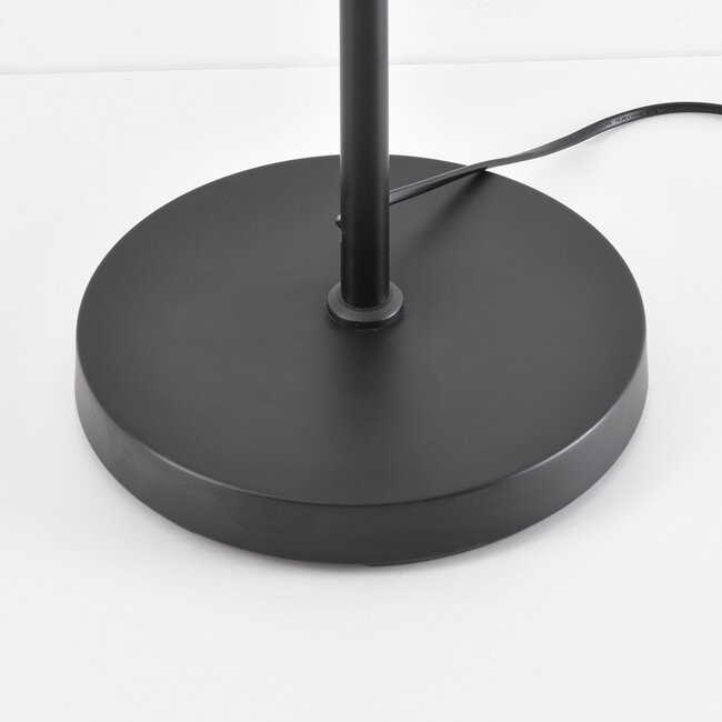 Lampadaire en arc avec abat-jour naturel - Reed