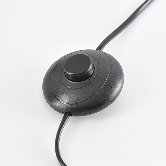 Lampadaire en arc avec abat-jour naturel - Reed