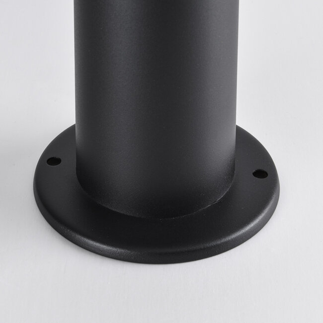 Lampadaire en acier inoxydable avec 2 douilles Jardin - rond