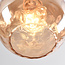 Lampe suspendue à 1 lumière Verona amber - round bulge
