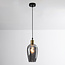 Suspension Verona fumée 1 lumière - verre lisse allongé