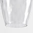 Suspension Verona 1 lumière - verre transparent galbé allongé