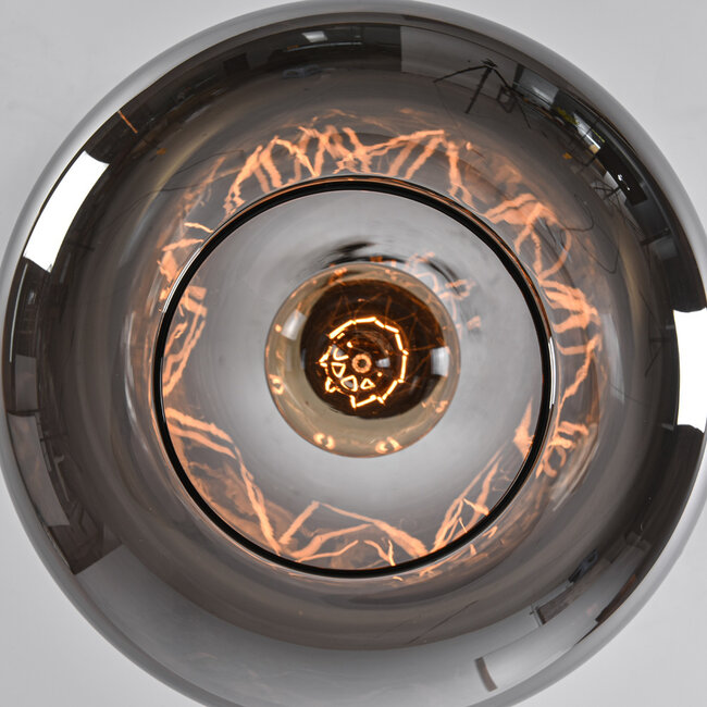 Suspension design noire or et verre fumé - Basso