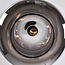 Suspension 1 lumière Sofito - noir, doré et verre fumé