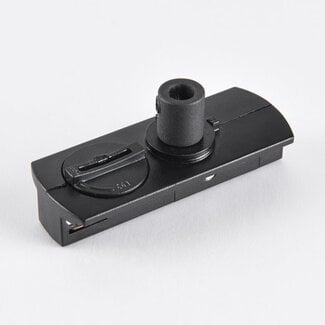 Adaptateur pour suspension sur rail monophasé, noir