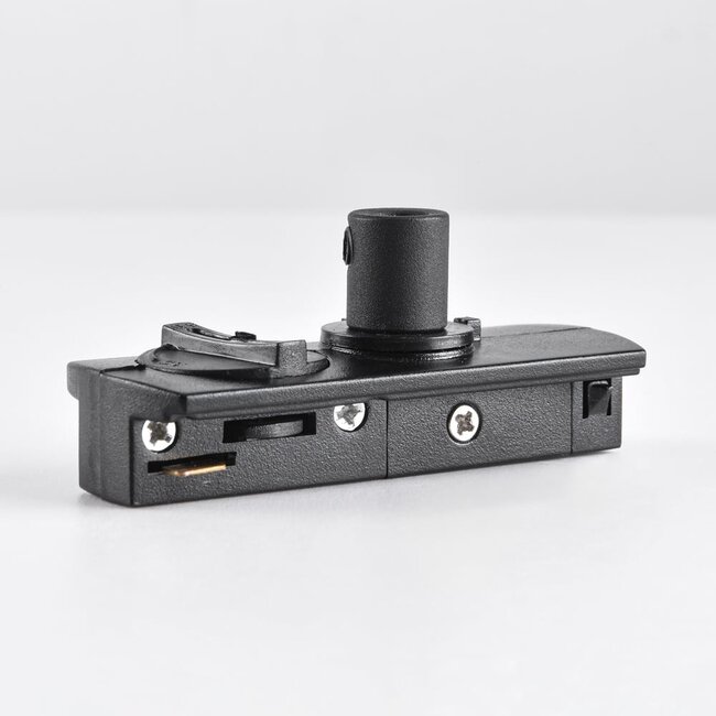 Adaptateur pour suspension sur rail monophasé, noir