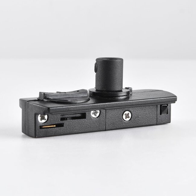 Adaptateur pour suspension sur rail monophasé, noir