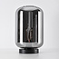 Lampe de table moderne en verre noir avec verre fumé - Solo