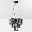 Lampe suspendue de luxe noire - Crystal