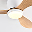 Ventilateur de plafond été/hiver Circo avec température de couleur réglable - aspect bois