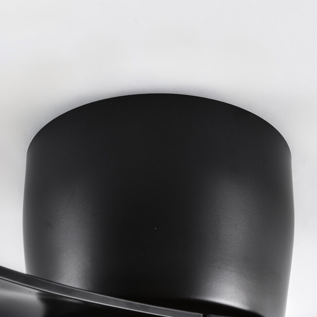 Ventilateur de plafond été/hiver Circo noir avec température de couleur réglable