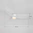 Ventilateur de plafond été/hiver Circo blanc avec température de couleur réglable