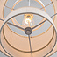 Lampe suspendue Japandi Vilo - tissu blanc