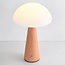 Lampe à poser champignon rechargeable Mira avec variateur tactile et LED intégrée