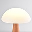 Lampe à poser champignon rechargeable Mira avec variateur tactile et LED intégrée