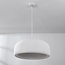 Suspension Wabi Sabi Kaoru Ø60 cm avec effet pierre - blanc