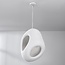 Suspension Wabi Sabi Mori avec effet pierre blanche - 42 x 58 cm