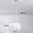 Suspension Kumo nuage petit - blanc
