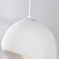 Suspension Wabi Sabi Hana avec effet pierre blanche - Ø28 x 50 cm