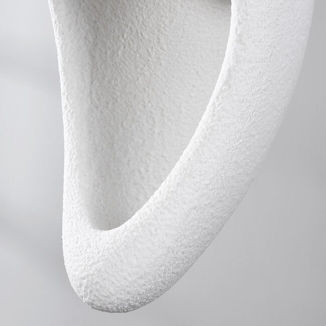 Lampe suspendue Wabi Sabi Hana avec effet pierre blanche - Ø28 x 50 cm