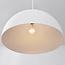 Suspension Wabi Sabi Sabi avec effet pierre blanche - Ø40 cm