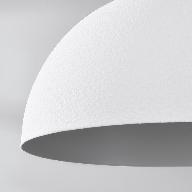 Lampe suspendue moderne Wabi Sabi Sabi avec effet de pierre blanche - Ø40 cm