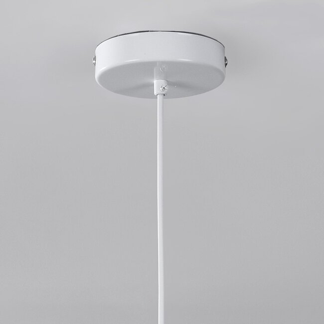 Lampe suspendue moderne Wabi Sabi Sabi avec effet de pierre blanche - Ø40 cm