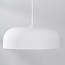 Lampe suspendue minimaliste Wabi Sabi Hinoto avec effet pierre blanche - Ø40 cm
