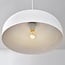 Suspension Wabi Sabi Hinoto avec effet pierre blanche - Ø40 cm