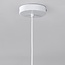 Lampe suspendue minimaliste Wabi Sabi Hinoto avec effet pierre blanche - Ø40 cm