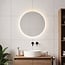 Miroir de salle de bain avec éclairage Reflecta Ø60 cm - Eclairage dimmable avec capteur tactile, couleurs réglables et miroir chauffant
