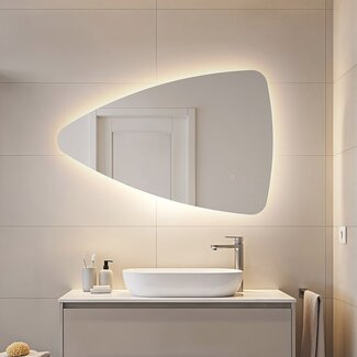 Miroir de salle de bains Vitra avec LED dimmables, couleurs réglables, capteur tactile et miroir chauffant